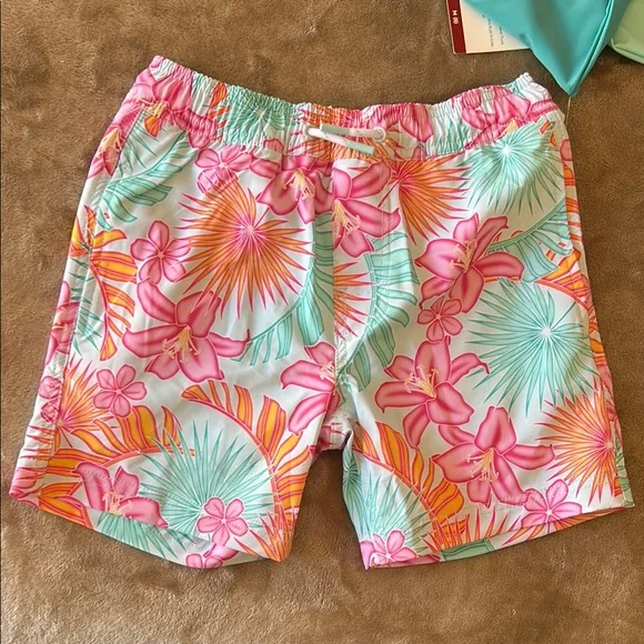 Blue and Pink Rashguard Swim Set with Sun Protection - Picture 2 of 4